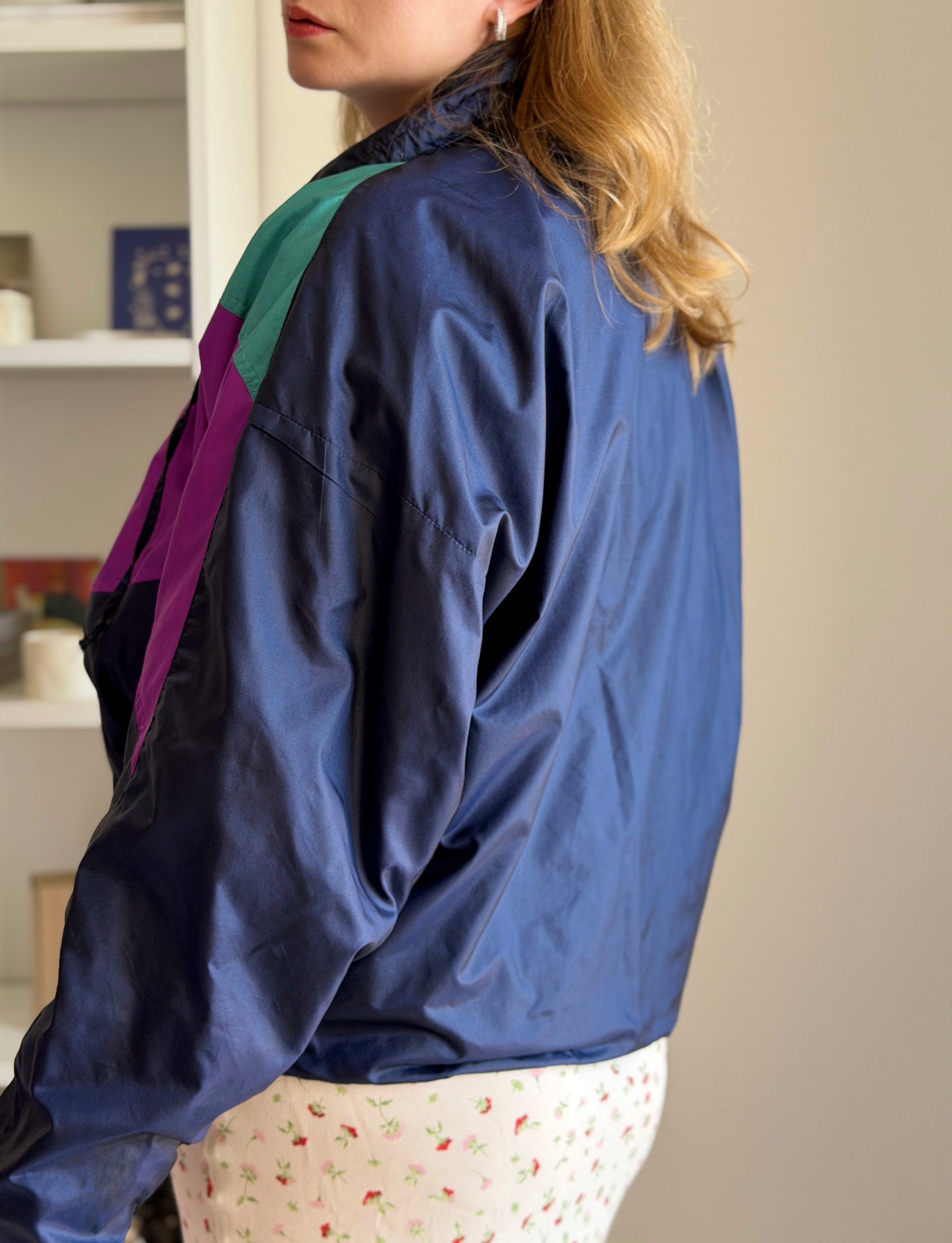 Vintage colour-block windbreaker Rombo