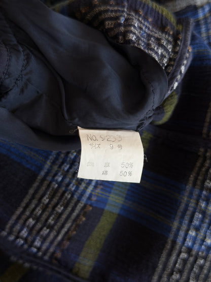 Rare Japanese vintage plaid blazer