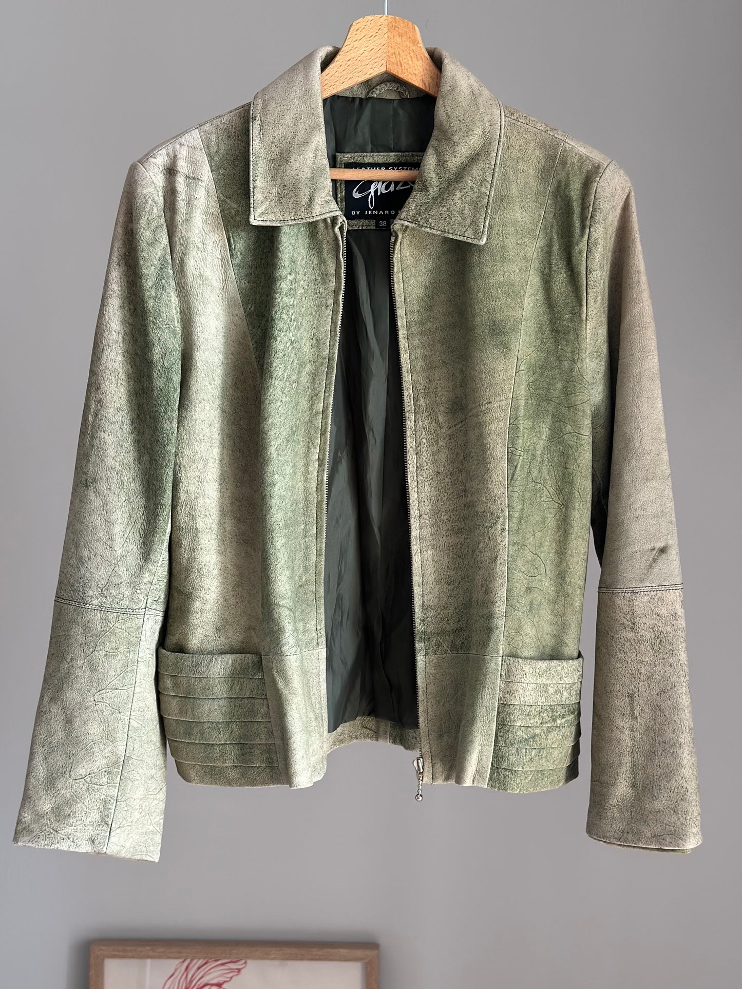 Amazing vintage distressed leather jacket