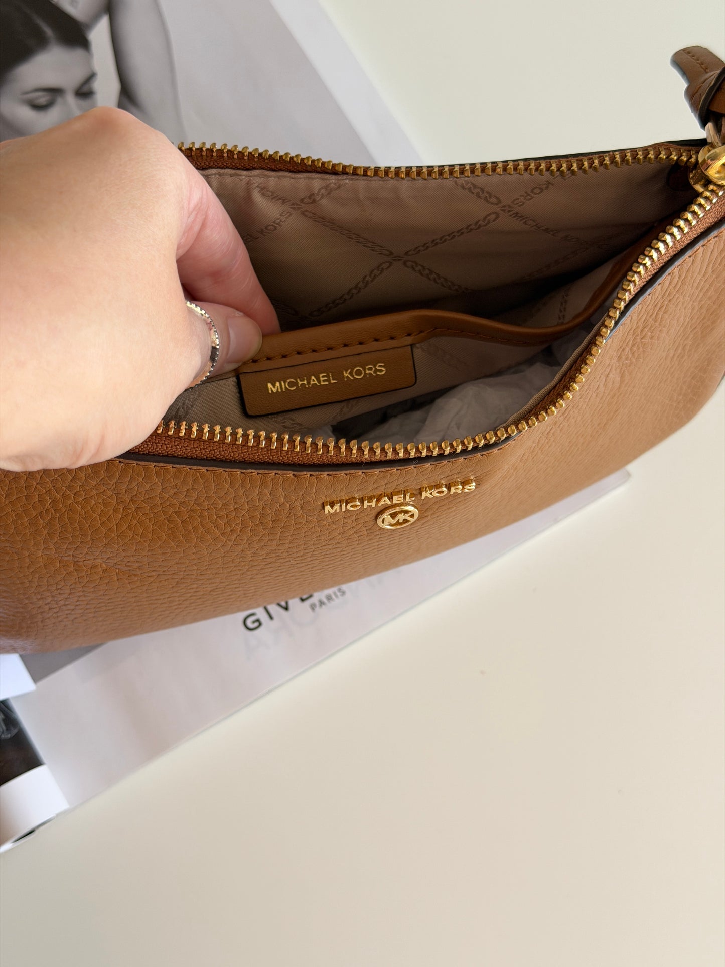 Vintage Michael Kors leather brown bag