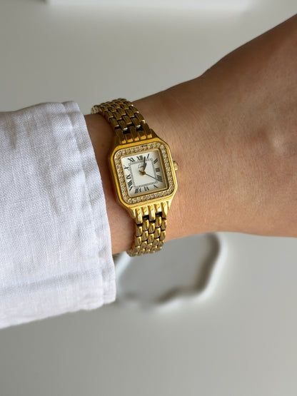 Vintage gold-tone watch Limit