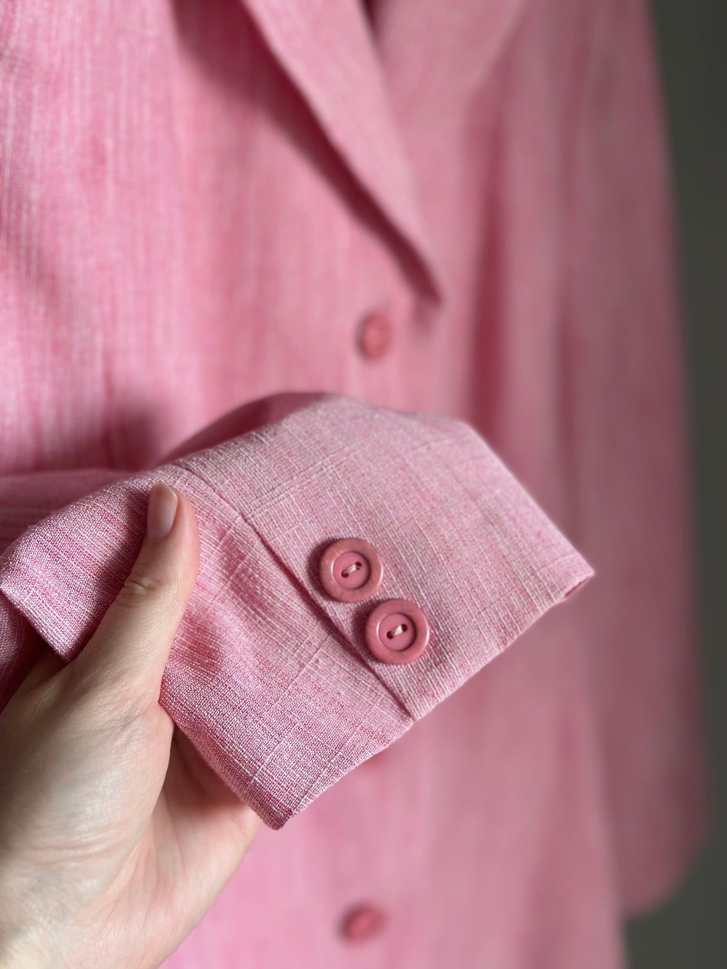 Lovely vintage two-piece pink suit