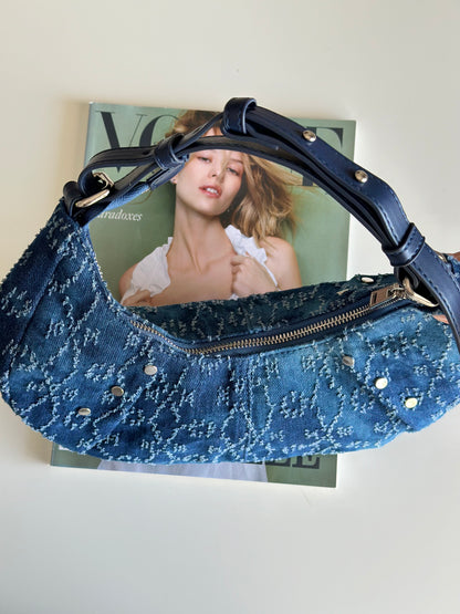 Stylish shoulder denim bag