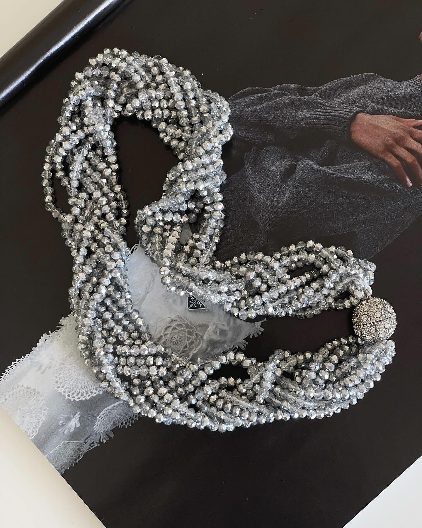 Amazing vintage beads necklace