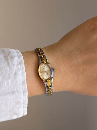 Vintage Armitron Now watch in a sleek two-tone finish