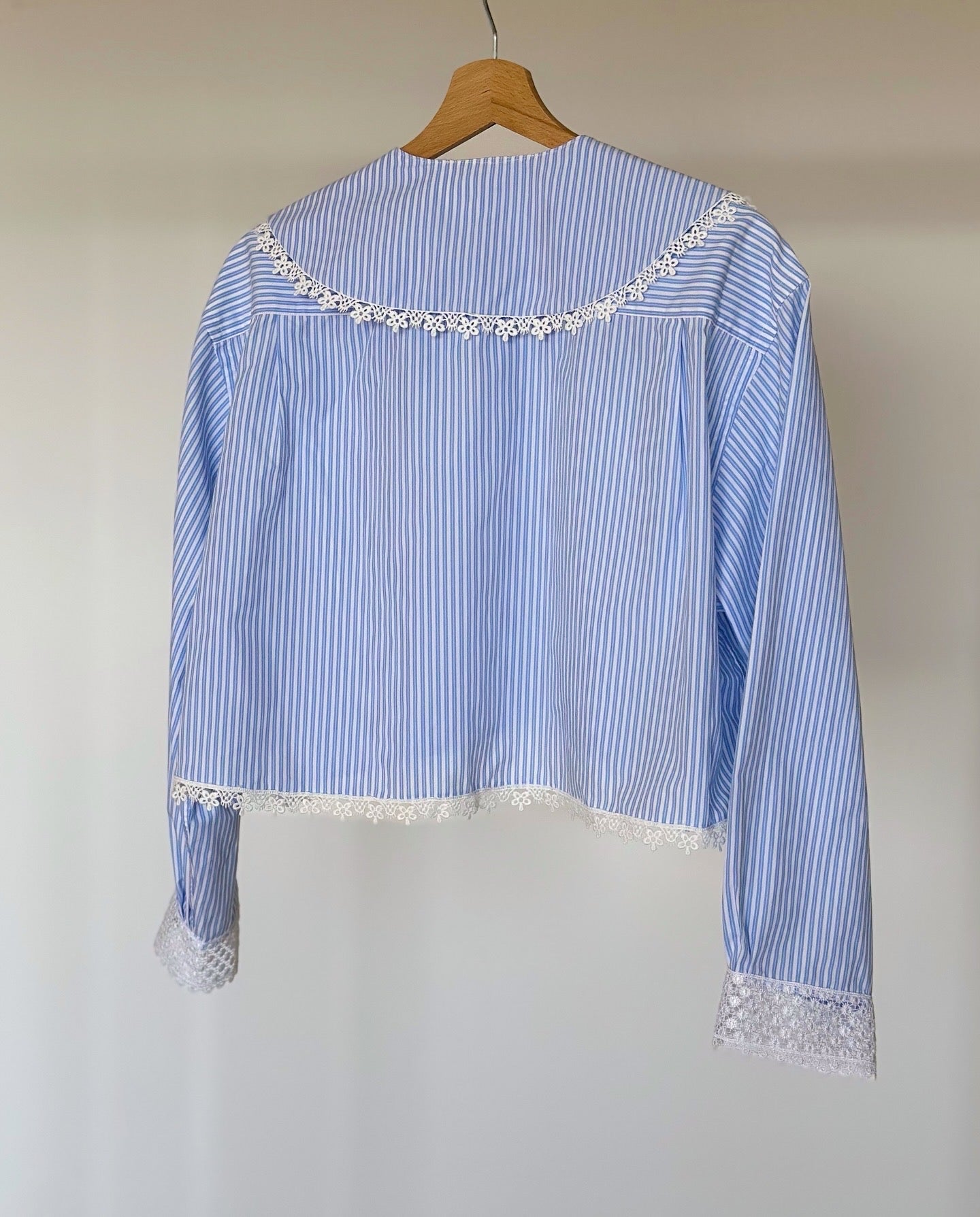 Upcycled vintage cotton shirt