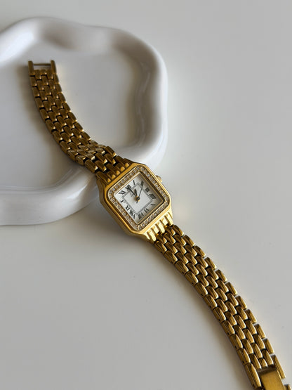 Vintage gold-tone watch Limit
