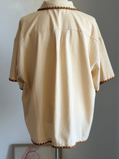 Statement short-sleeve shirt