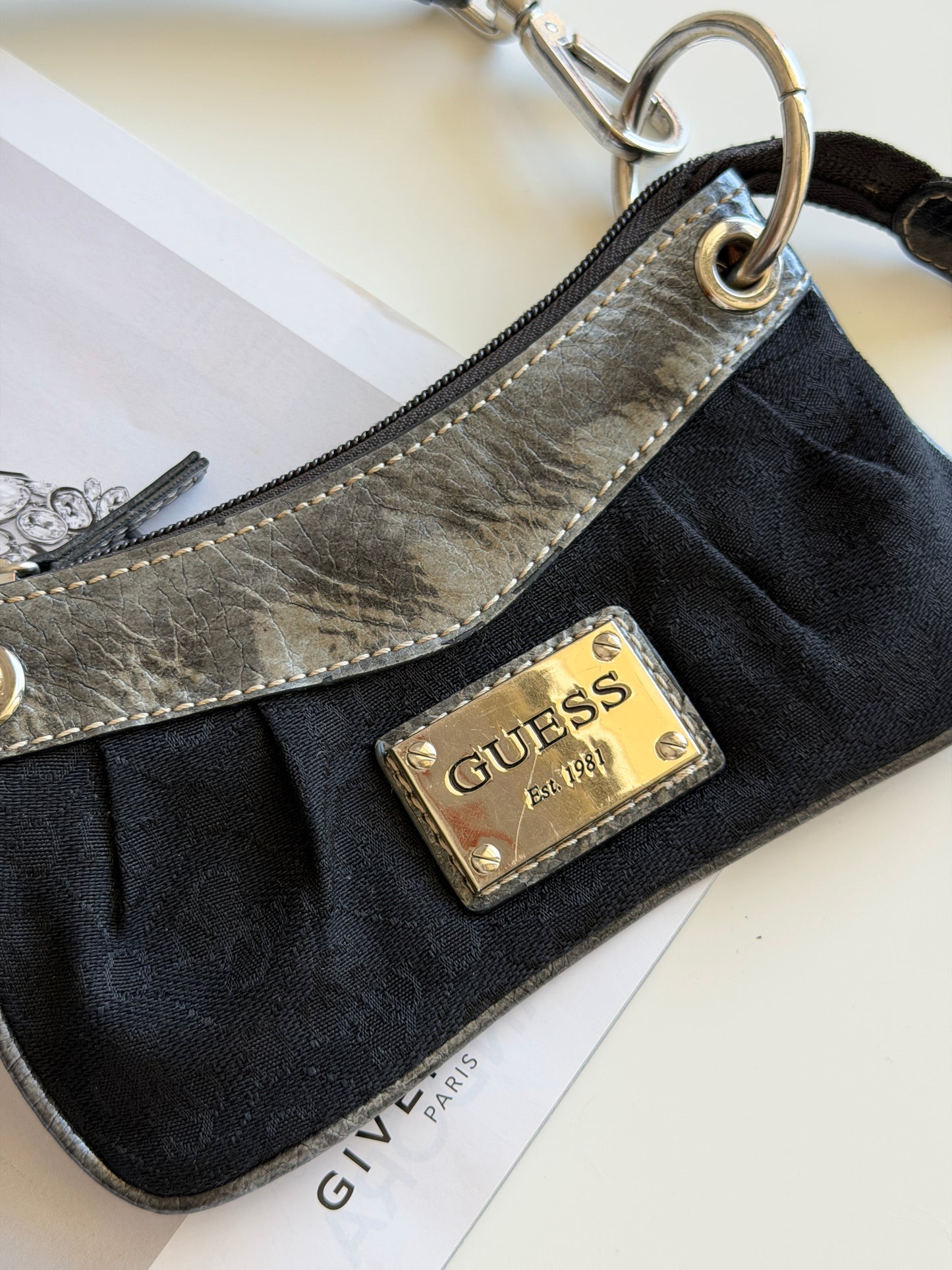 Vintage Guess mini black bag
