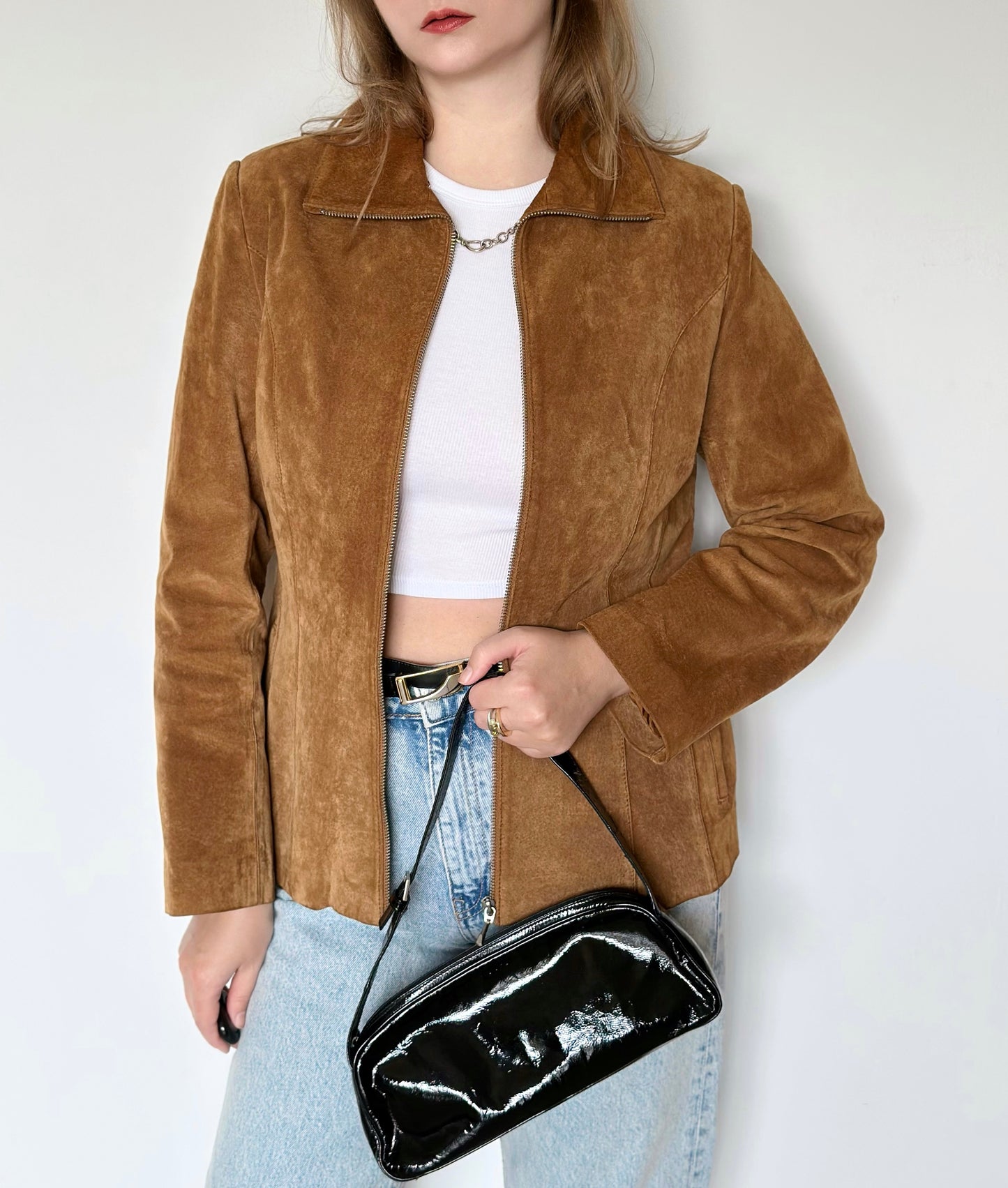 Timeless vintage 100% leather jacket