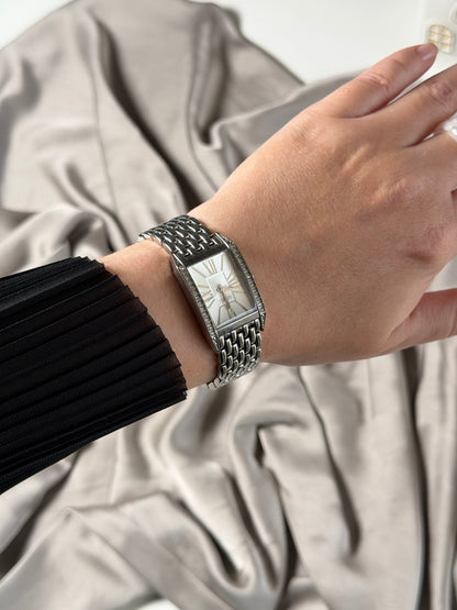 Amazing silver-tone tank watch Esprit