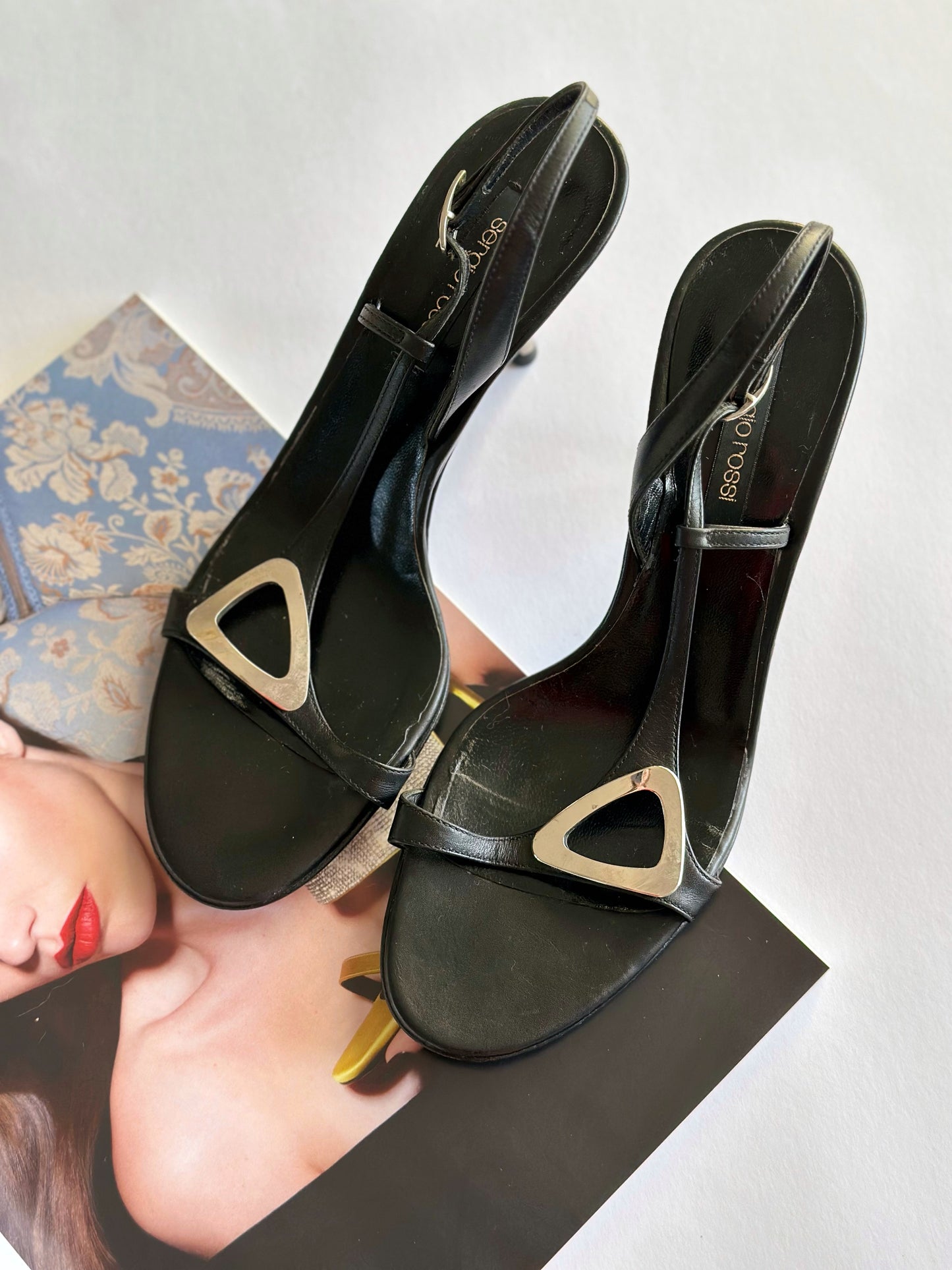 Elegant vintage heels by Sergio Rossi