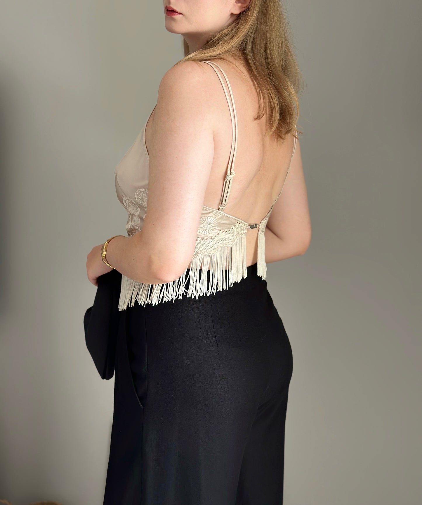 Stunning statement silk top from Karen Millen