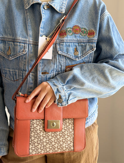 Vintage DKNY structured crossbody