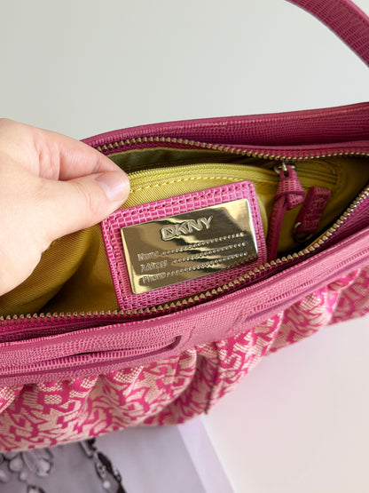 Vintage DKNY pink shoulder bag
