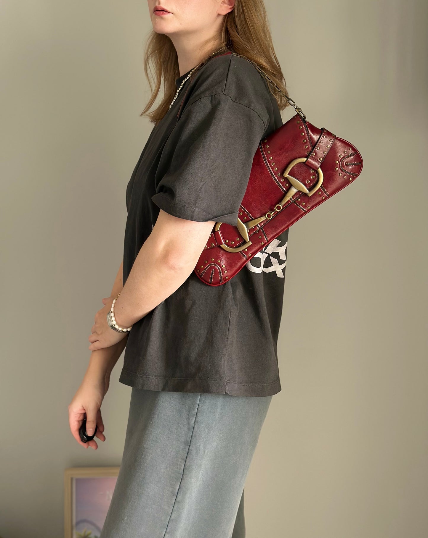 Incredible vintage shoulder bag by Rina Rich