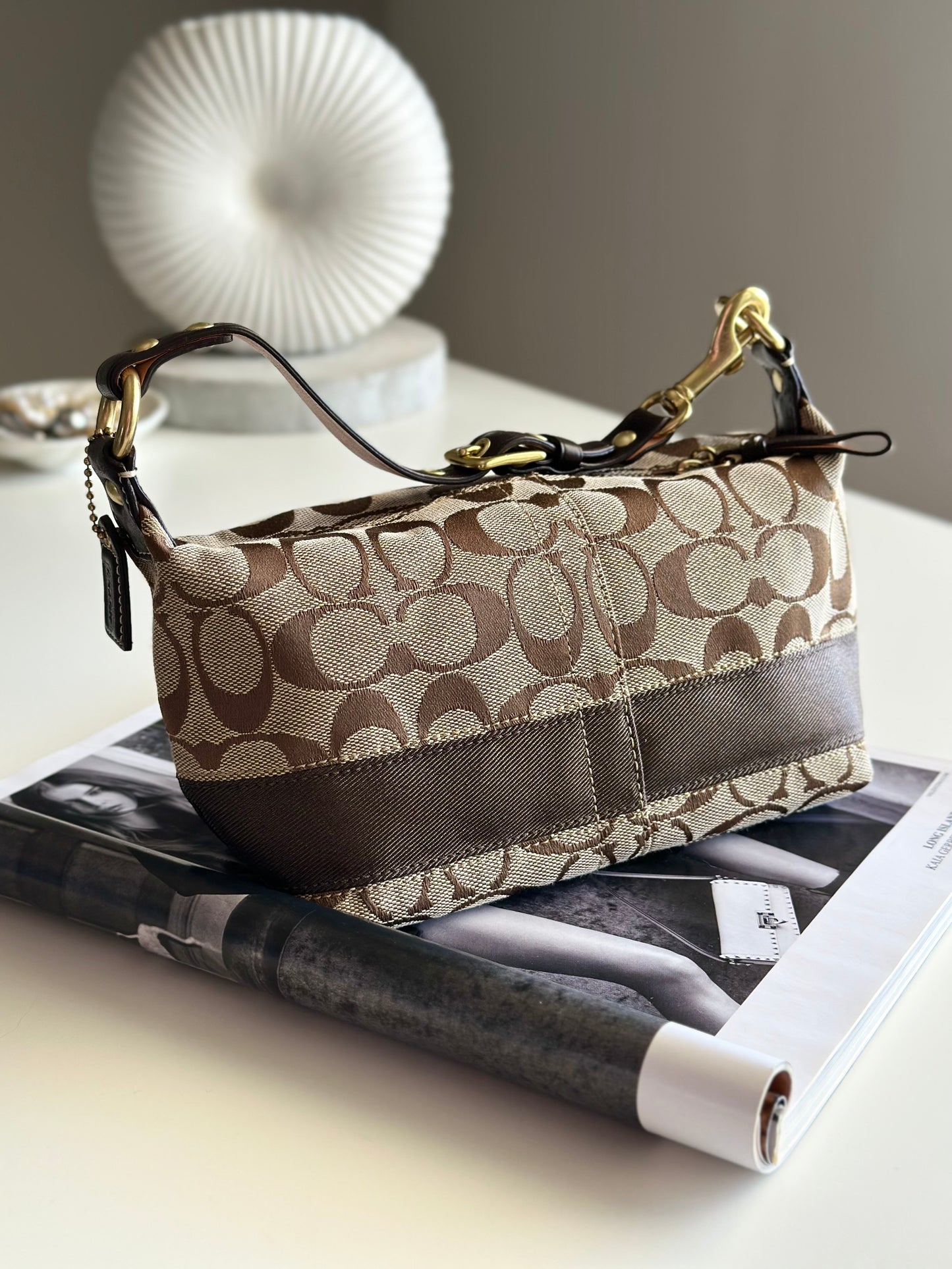 Authentic vintage monogram Coach bag