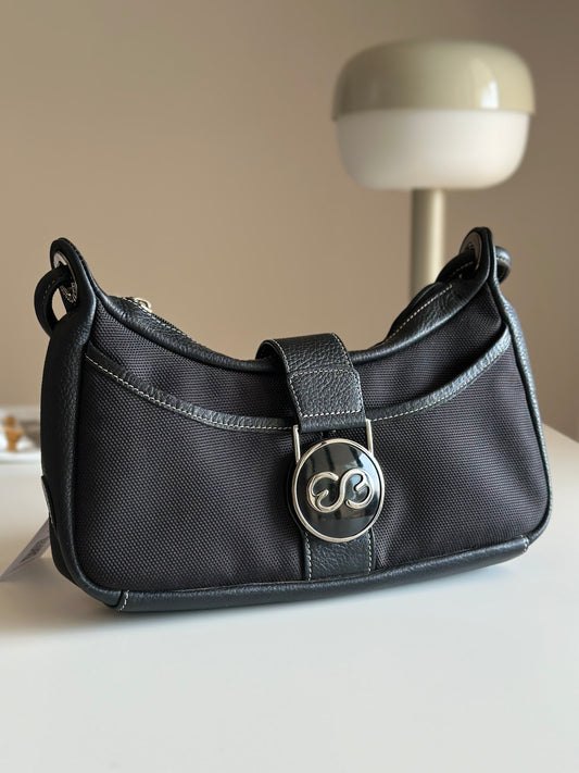 Chic vintage black bag by Escada Sport