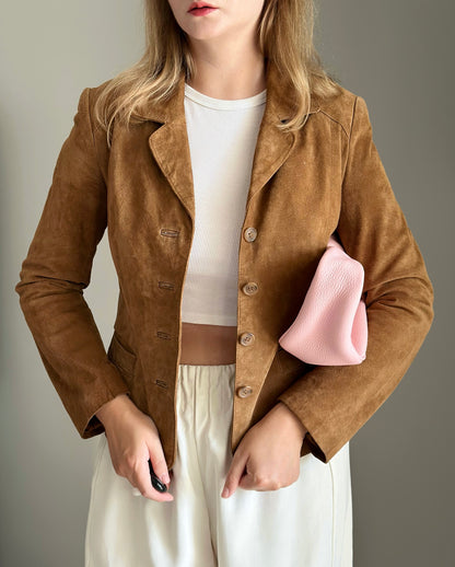 Beautiful vintage soft suede blazer
