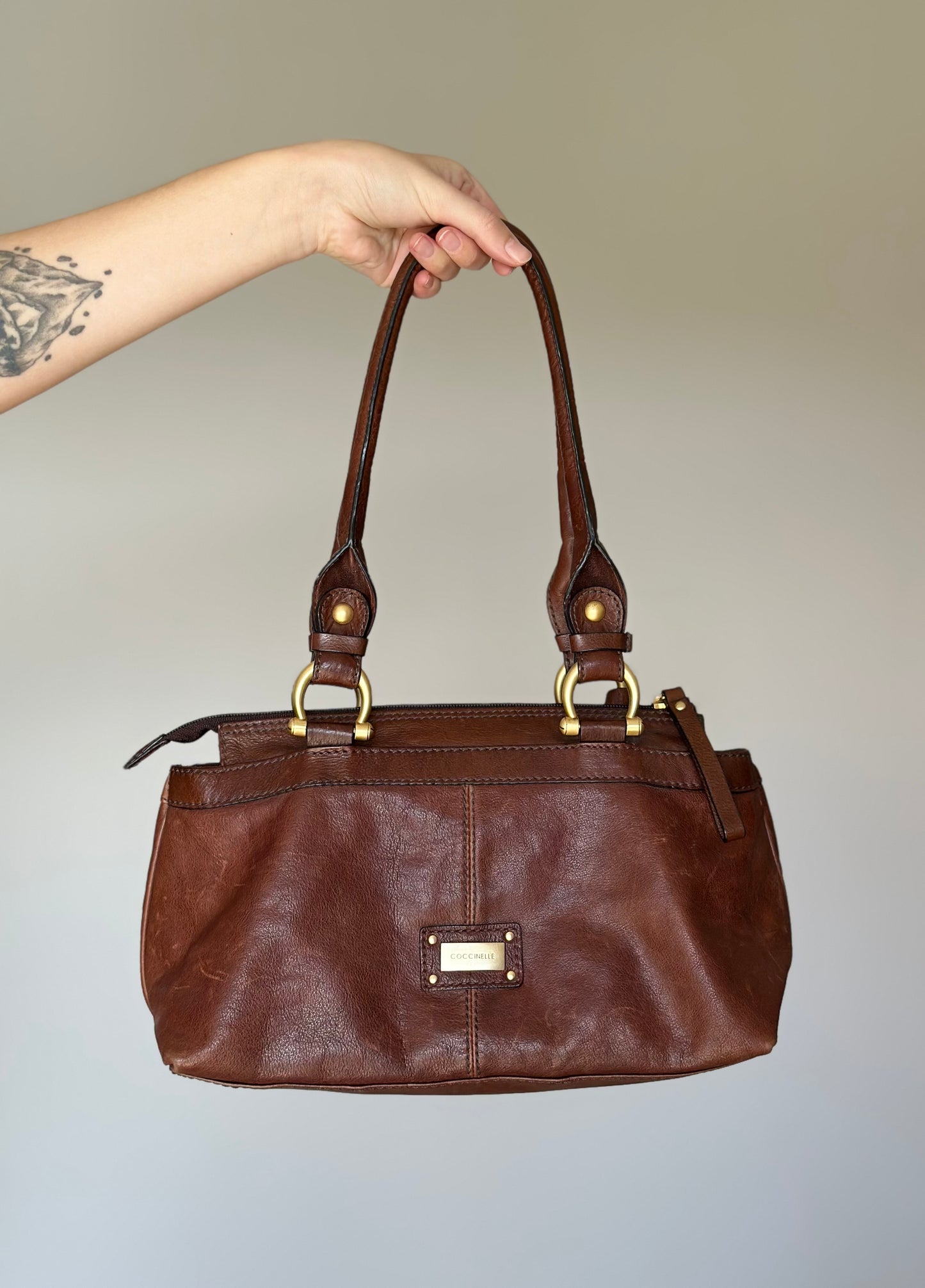 Incredible vintage leather bag by Coccinelle