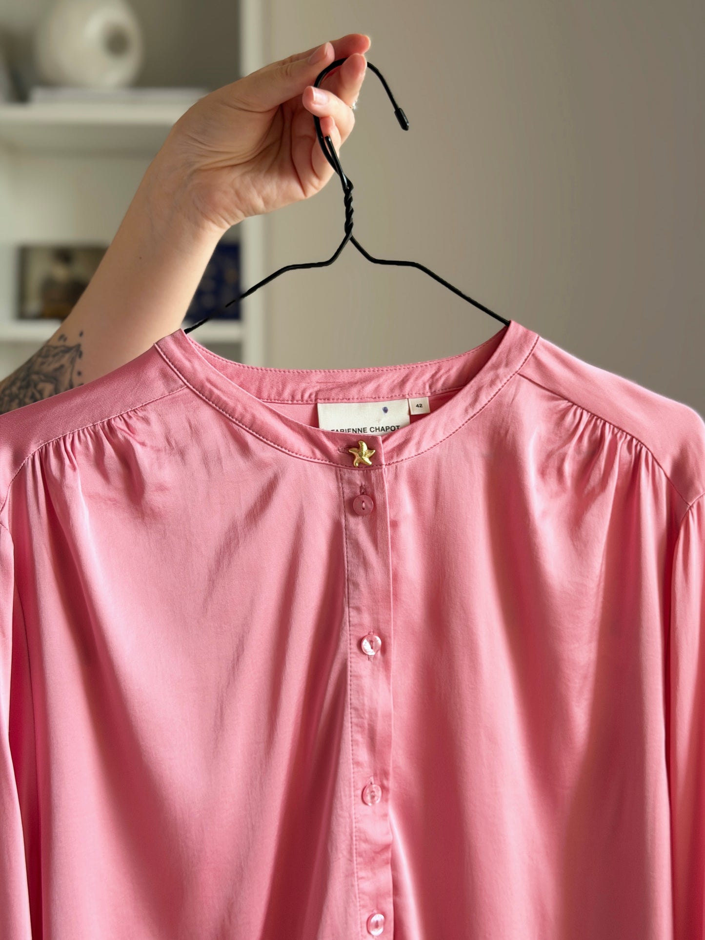 Charming pink blouse by Fabienne Chapot