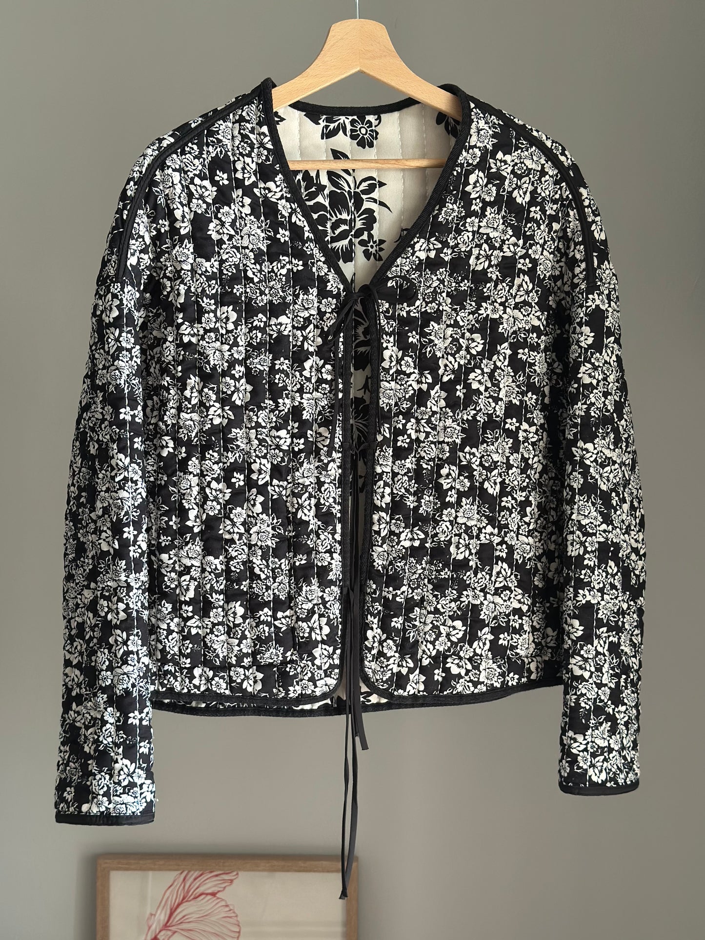 Standout quilted two-sided jacket