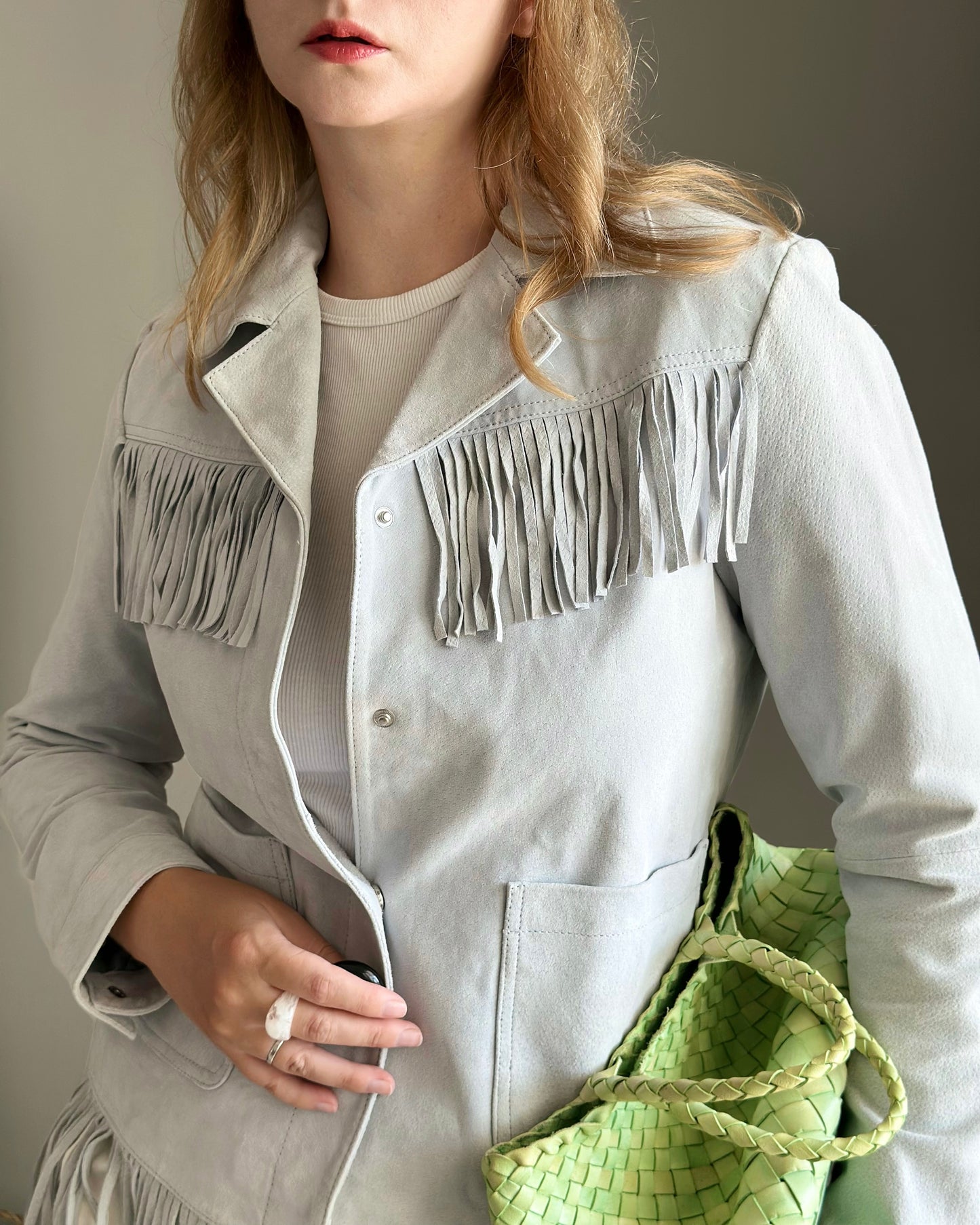 Limited Edition suede jacket with fringing by Reclaimed Vintage