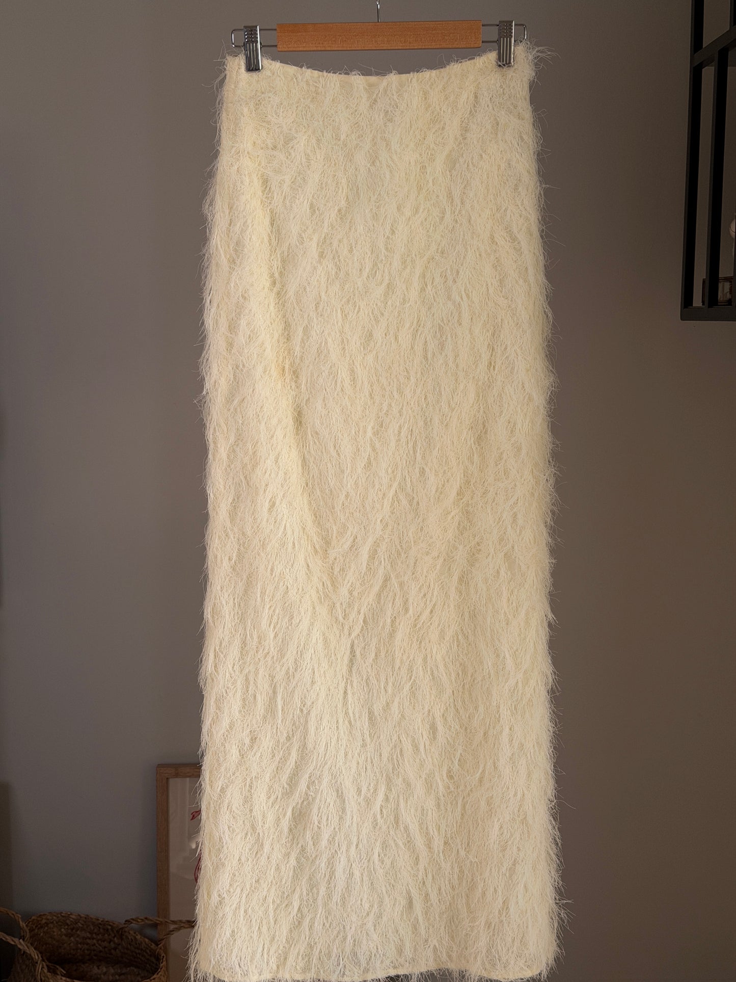 Gorgeous pale yellow maxi skirt from Massimo Dutti Studio