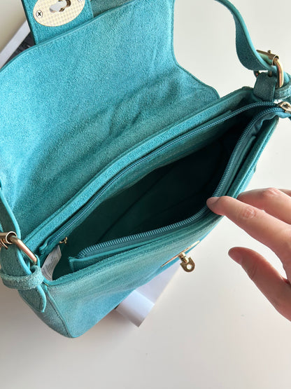 Lovely vintage suede shoulder bag