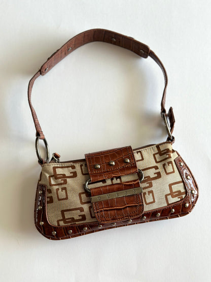 Trendy vintage monogram bag Guess