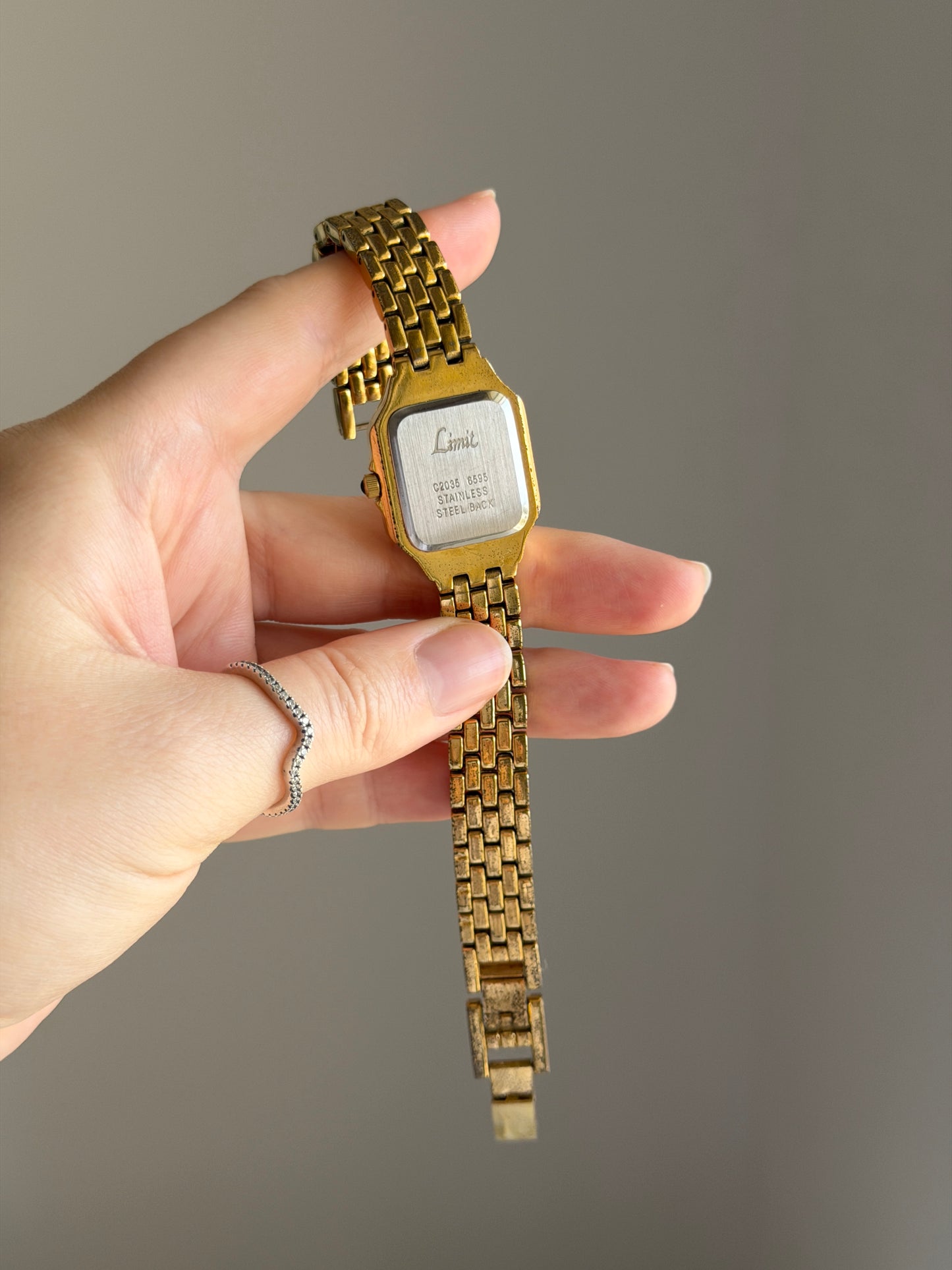 Vintage gold-tone watch Limit
