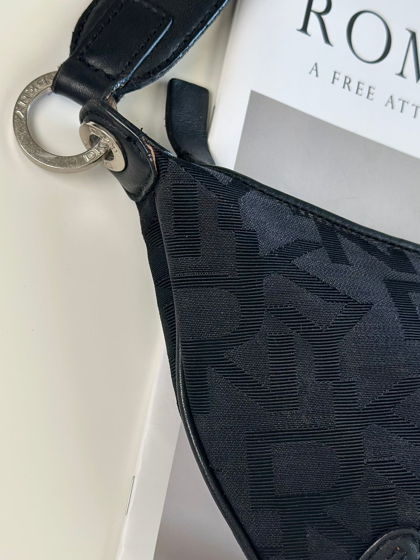 Amazing vintage black DKNY shoulder bag