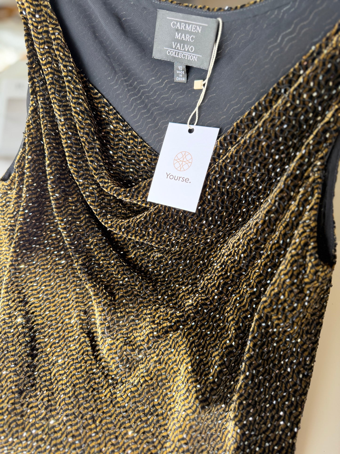 Stunning vintage sequins top
