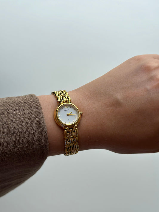 Incredible gold-plated vintage watch Accurist