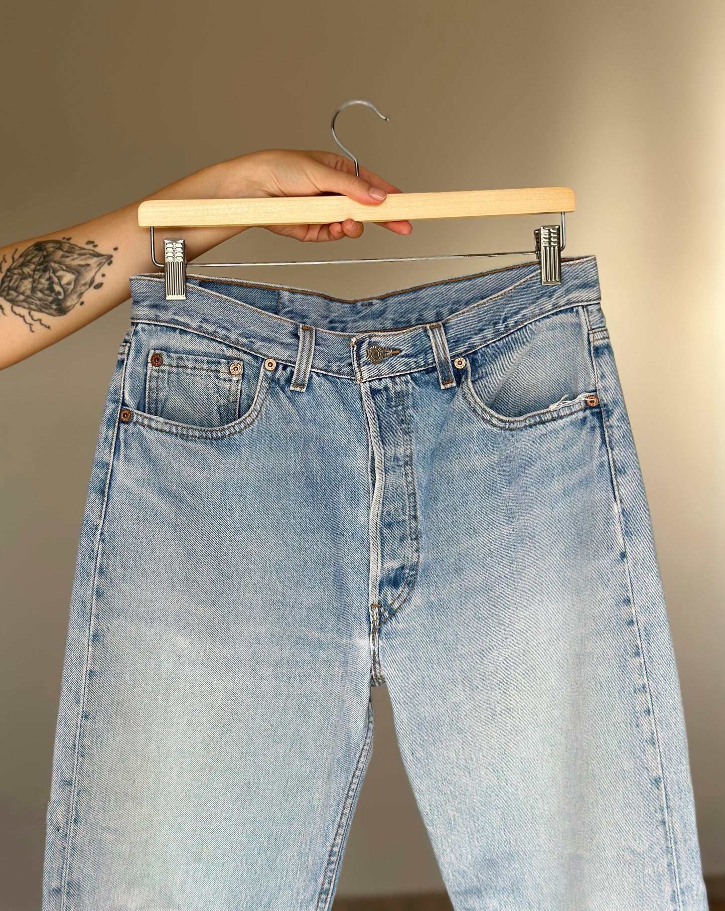 Vintage blue Levi's 501 jeans