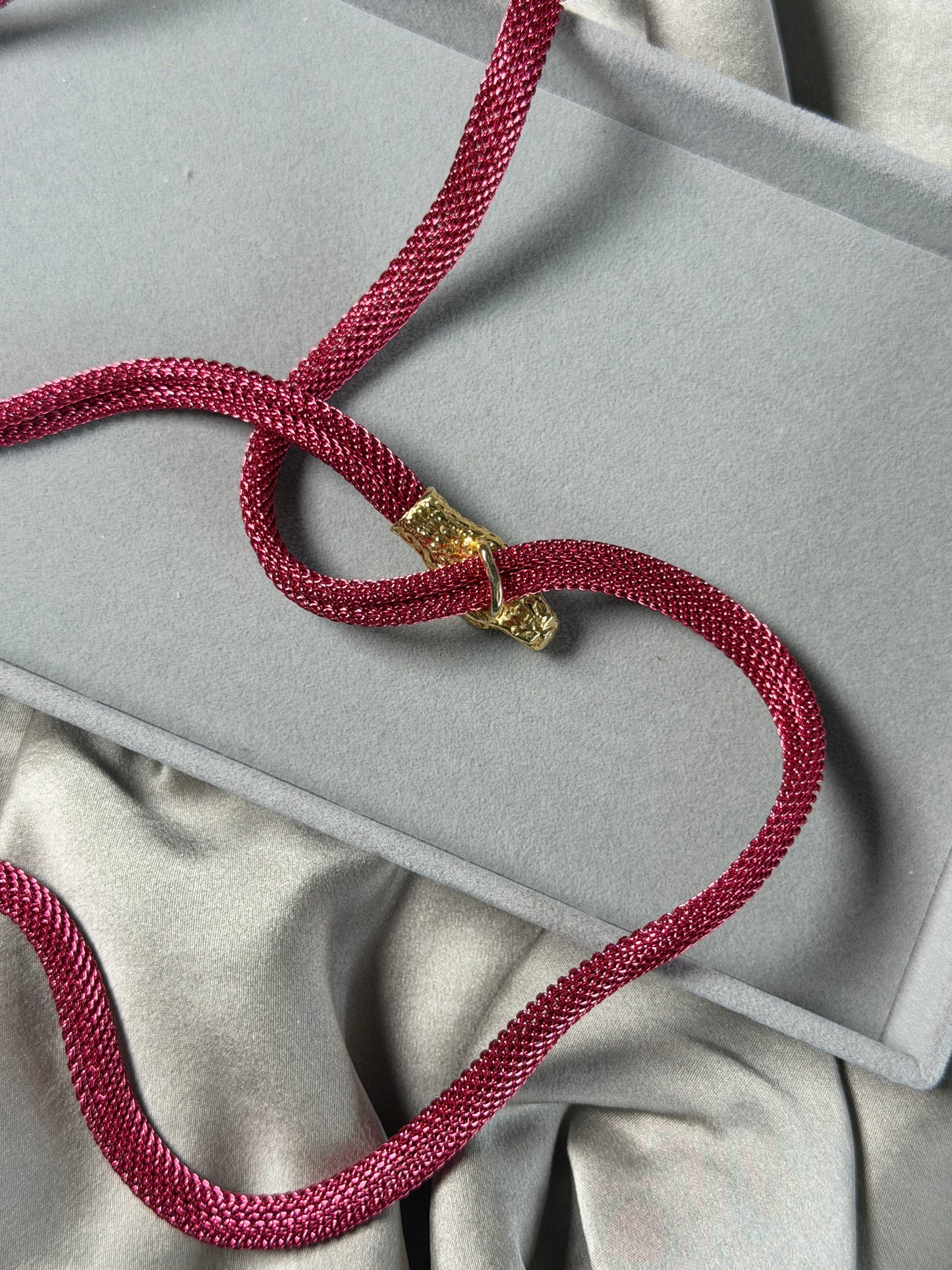 Striking vintage snake belt/necklace