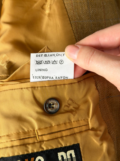 Vintage blazer DAKS in a rich mustard tone