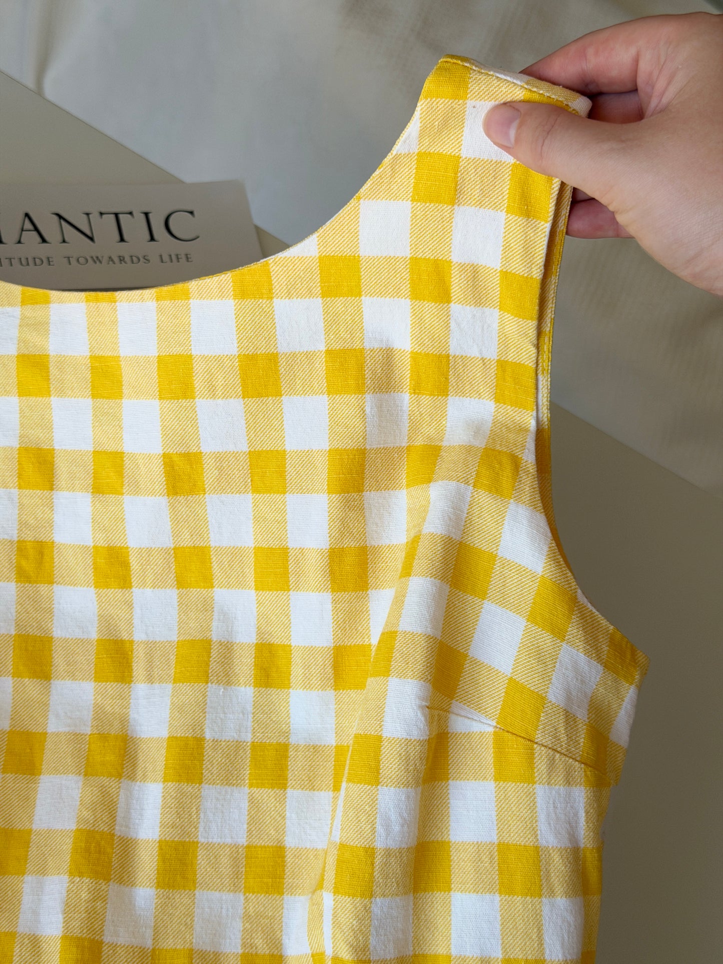 Vintage sleeveless cotton dress