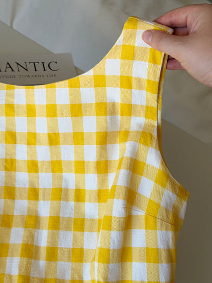 Vintage sleeveless cotton dress