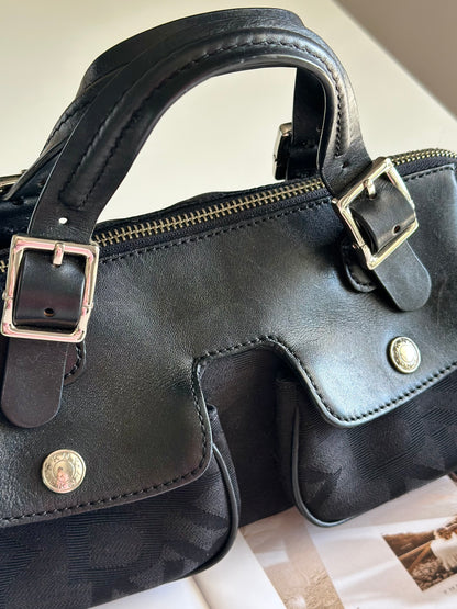 Lovely vintage DKNY satchel black bag