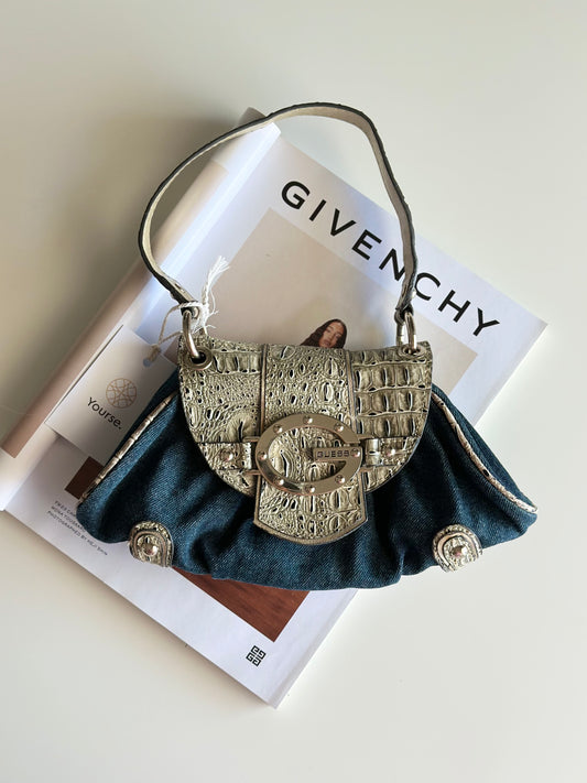 Y2K vintage Guess denim bag