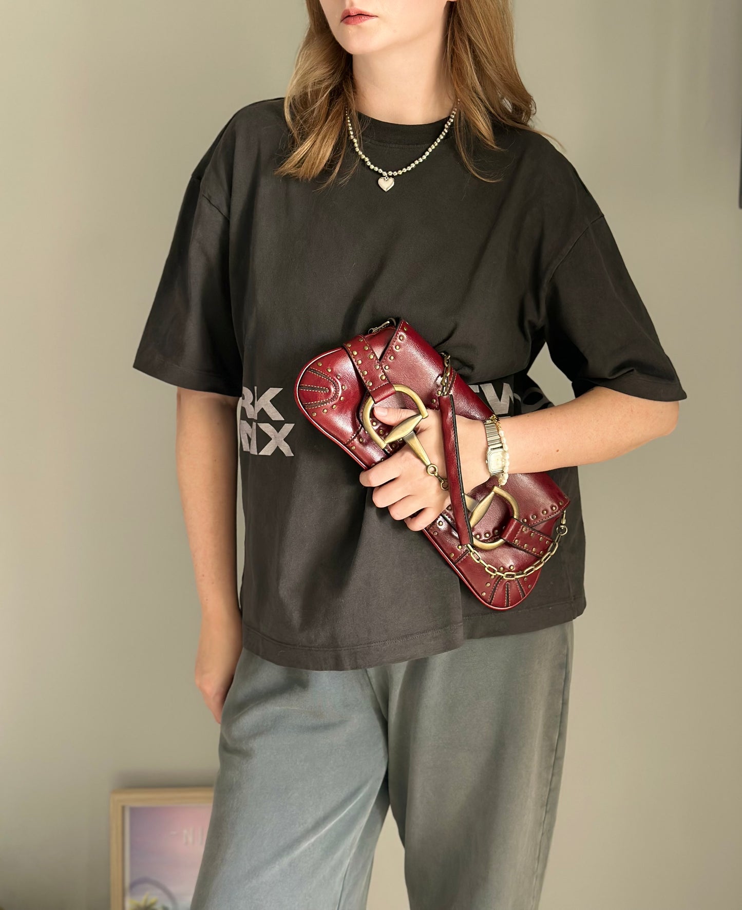 Incredible vintage shoulder bag by Rina Rich
