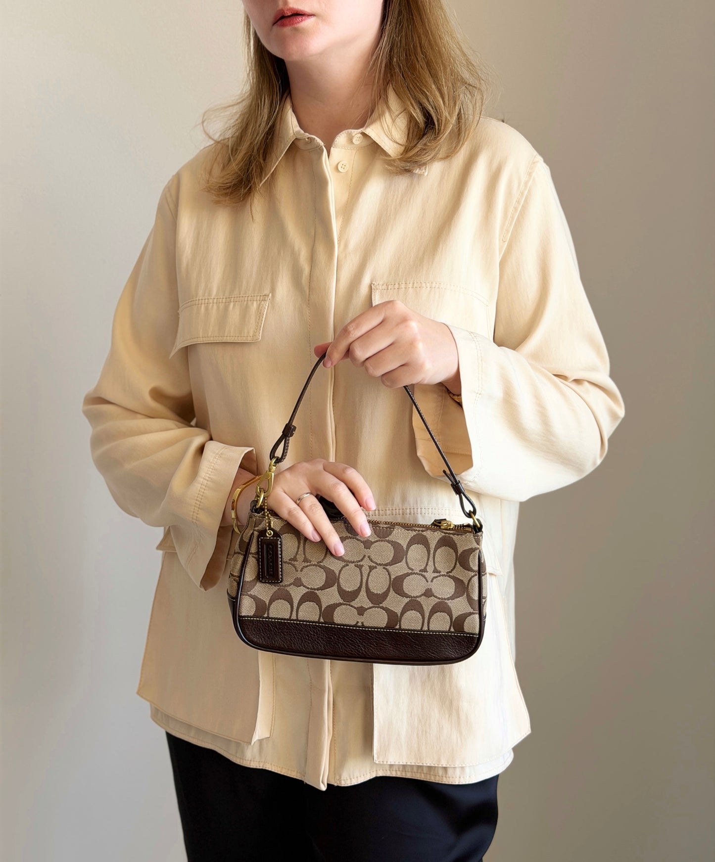 Iconic vintage Coach monogram bag