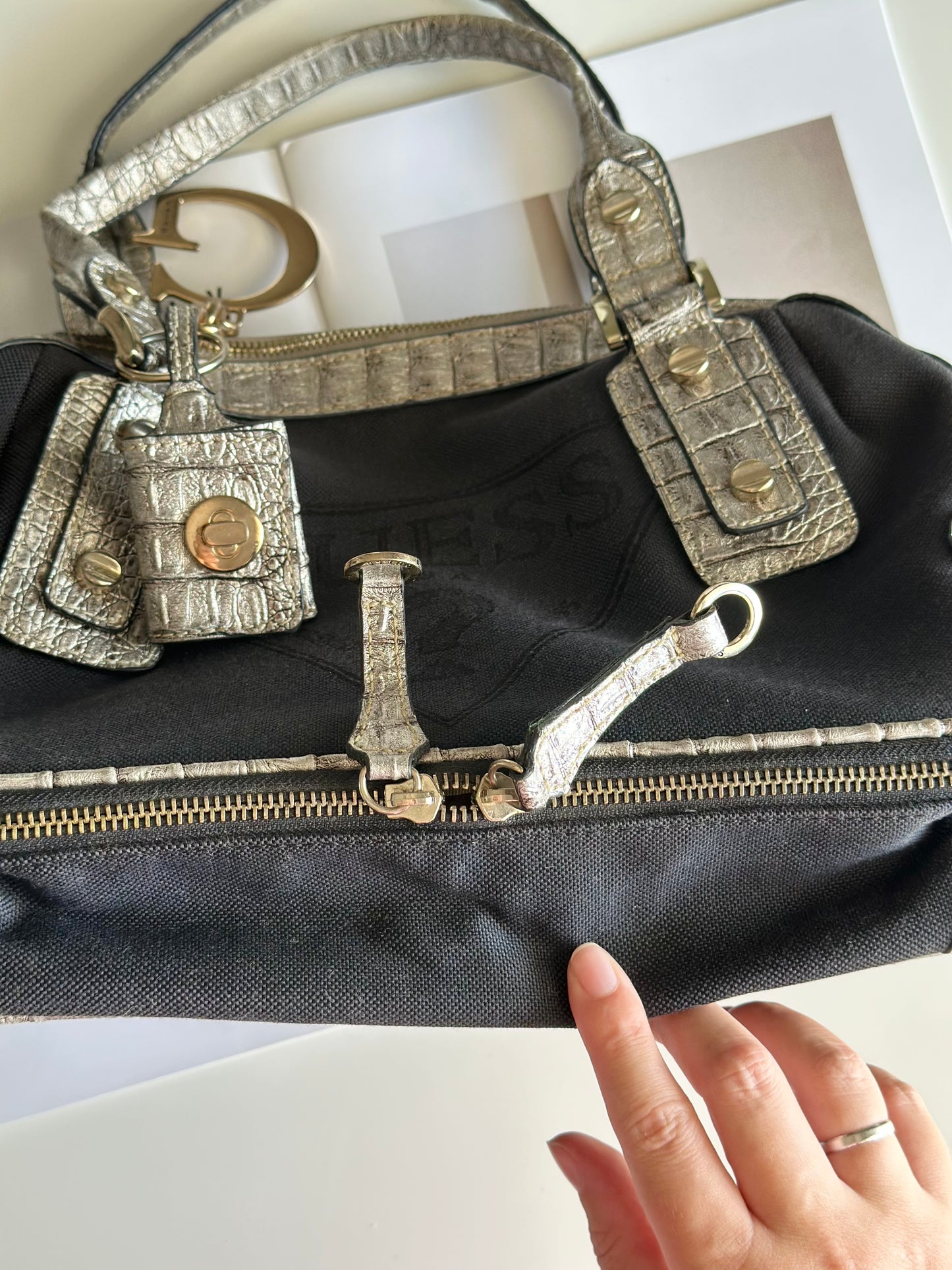 Vintage Guess satchel bag from 2000s