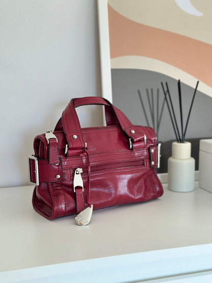 Amazing vintage leather burgundy bag Tula 💔