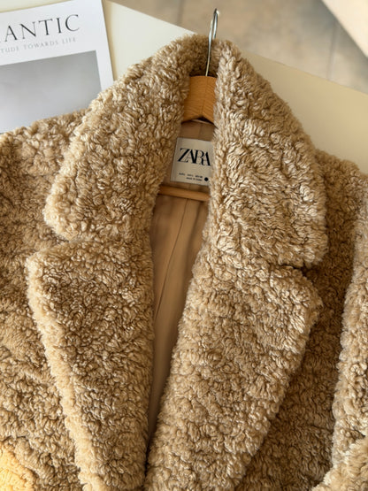 Teddy coat by Zara