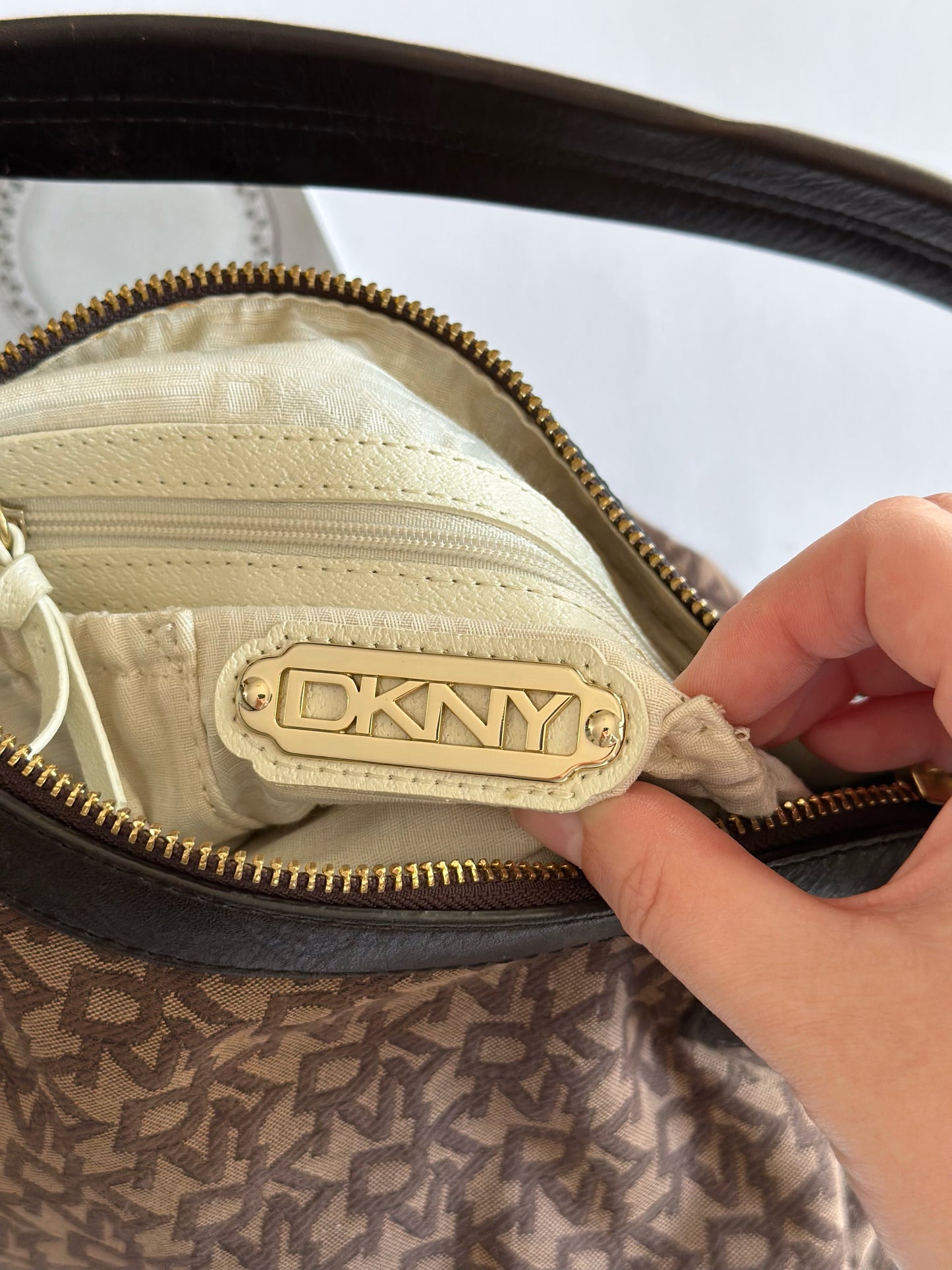 Timeless vintage authentic hobo bag by DKNY