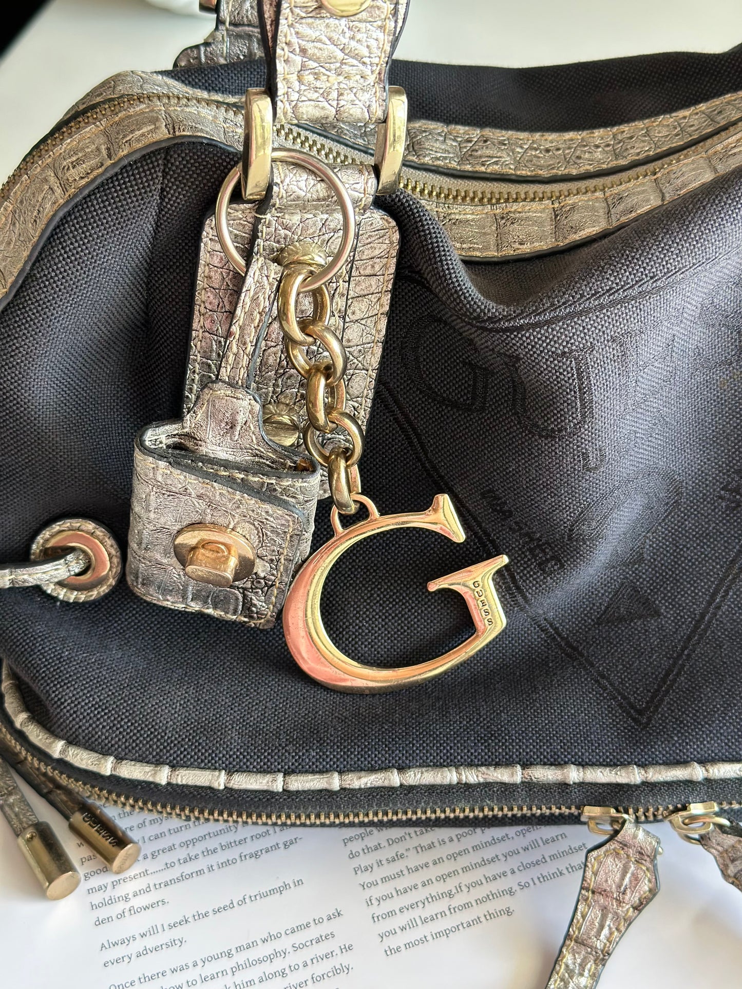 Vintage Guess satchel bag from 2000s