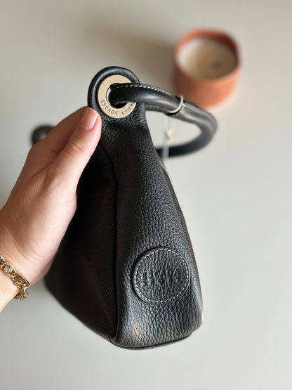 Chic vintage black bag by Escada Sport