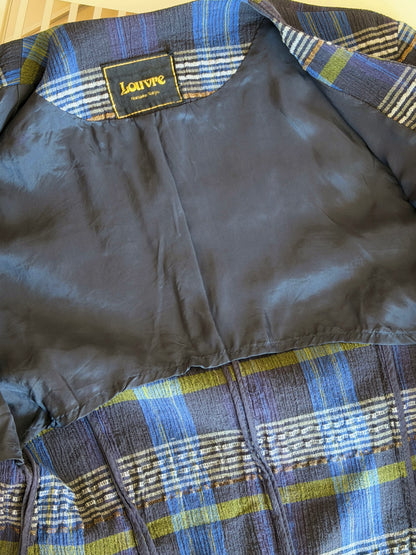 Rare Japanese vintage plaid blazer